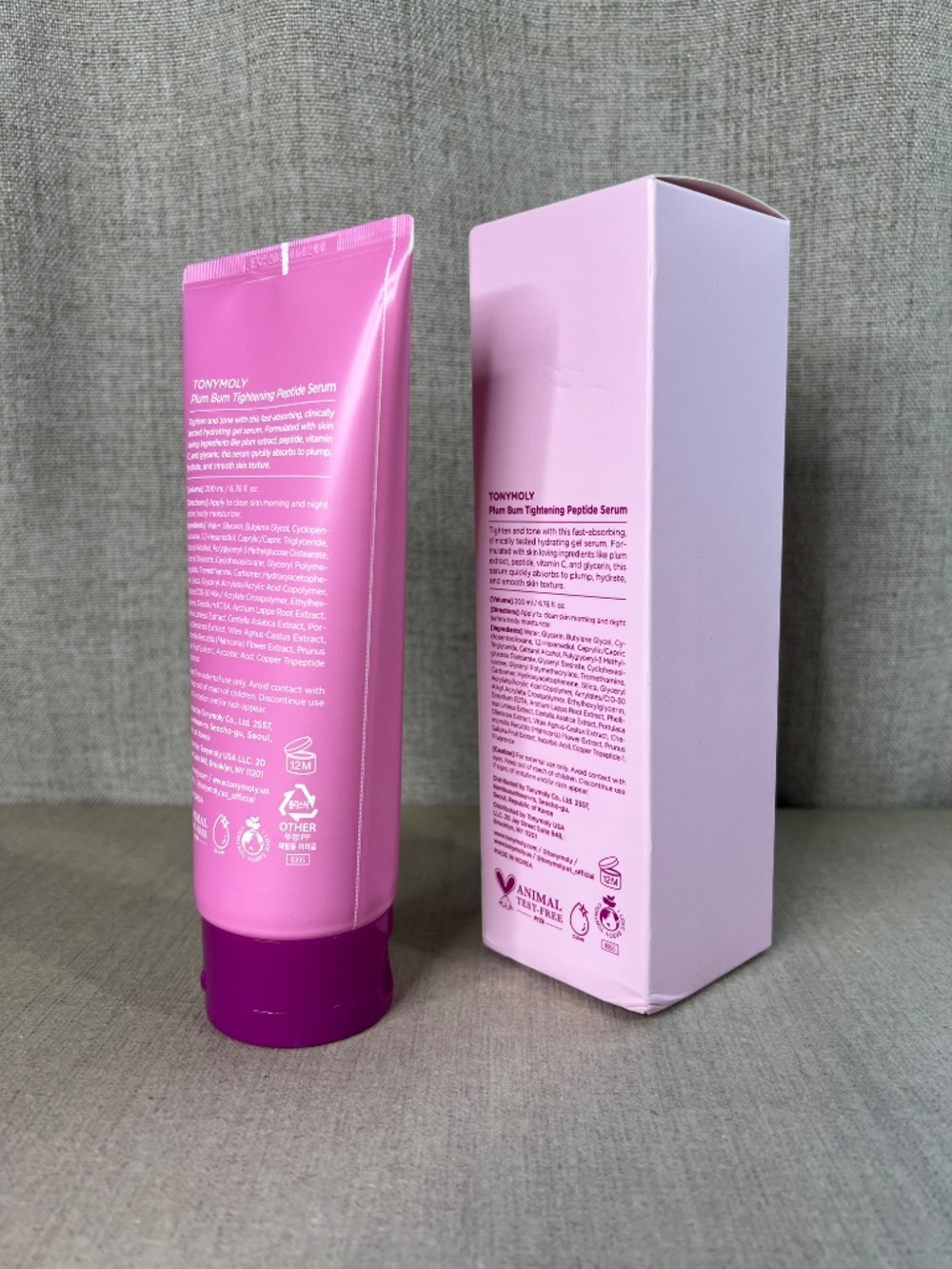❤️ TONYMOLY Plum Bum Tightening Peptide Body Serum - Picture 3 of 11